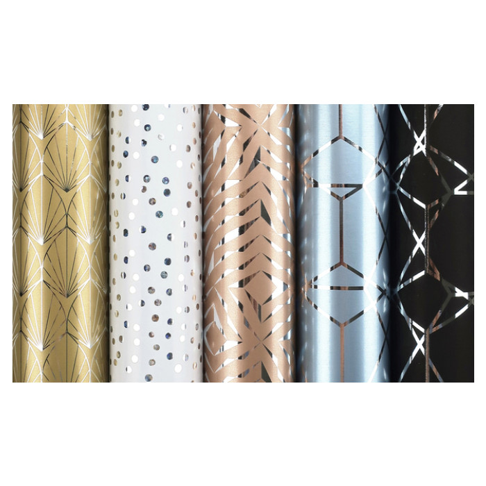 Inpakpapier Fancy vintage 150x70cm assorti