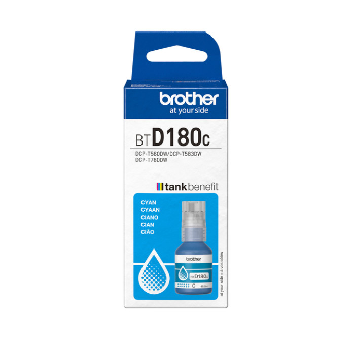 Navulinkt Brother BT-D180C blauw