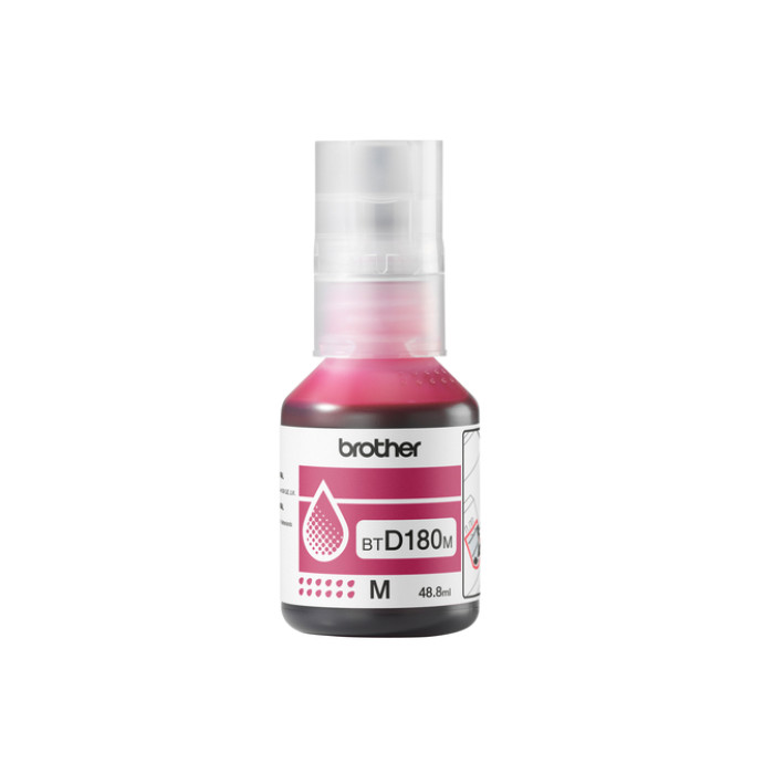 Navulinkt Brother BT-D180M rood