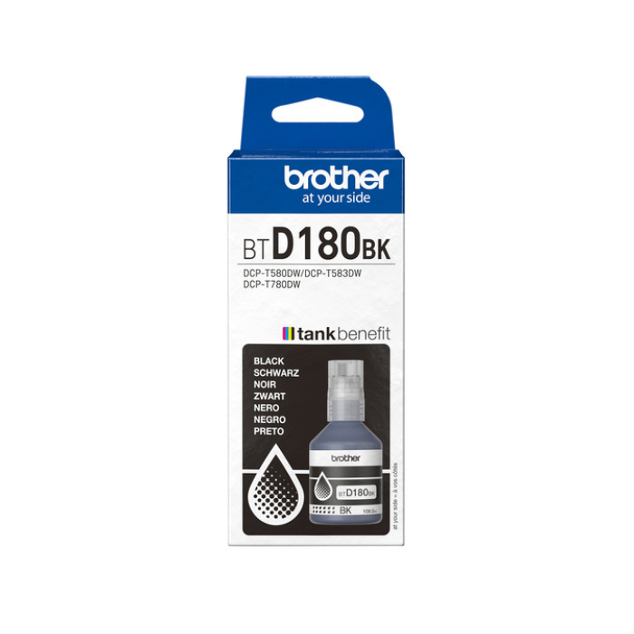 Navulinkt Brother BT-D180BK zwart