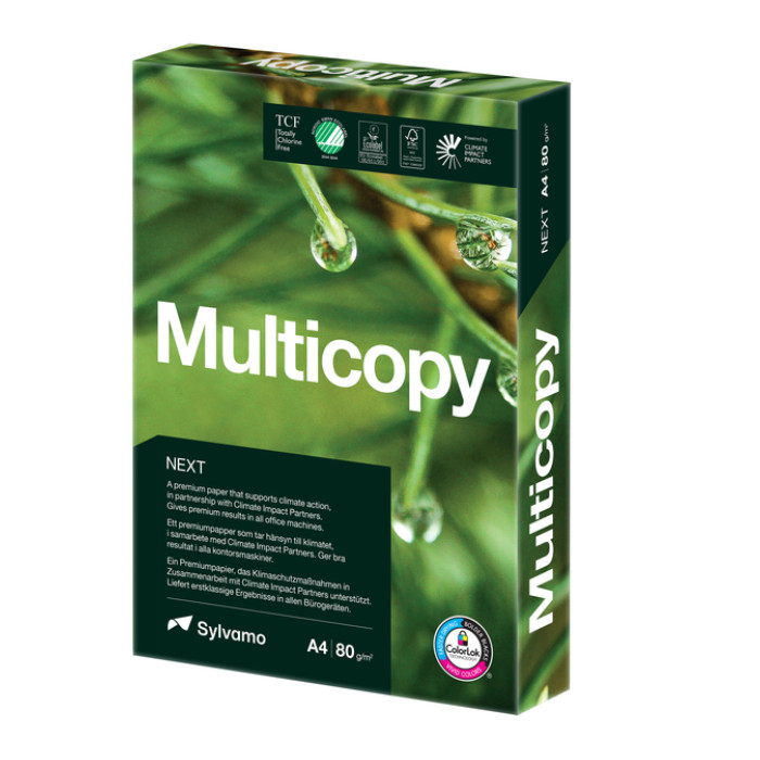 Kopieerpapier Multicopy NEXT A4 80gr wit 500 vel