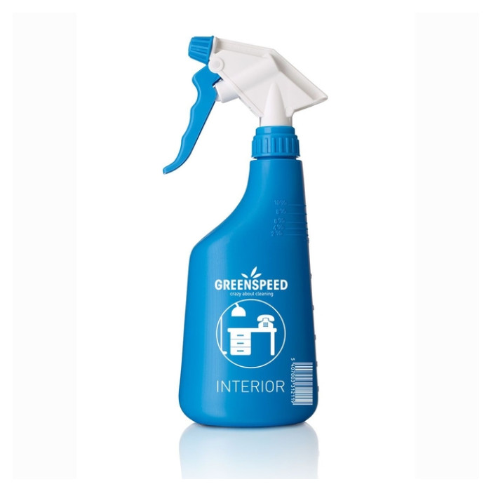 Sprayflacon Greenspeed interieur 650ml leeg blauw