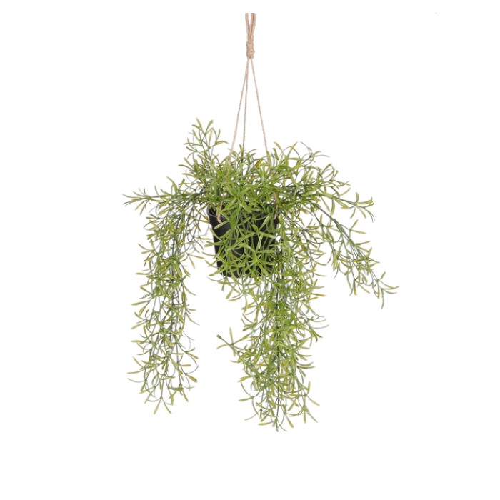 Kunstplant Mica Rhipsalis hangend in pot groen Ø9,5cm 40x20cm