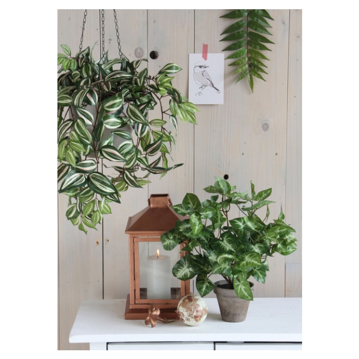 Kunstplant Mica Syngonium groen in pot Ø25 35cm