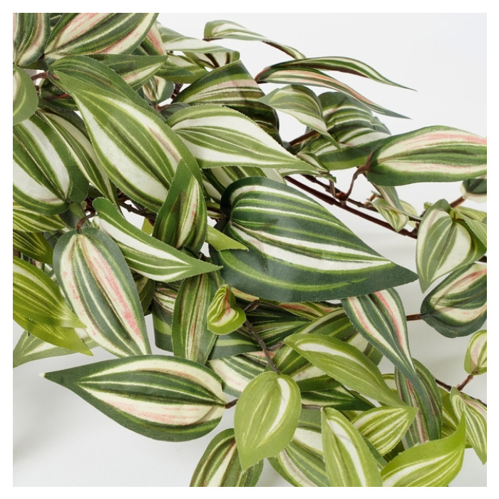 Kunstplant Mica Tradescantia hangend groen Ø25 45cm