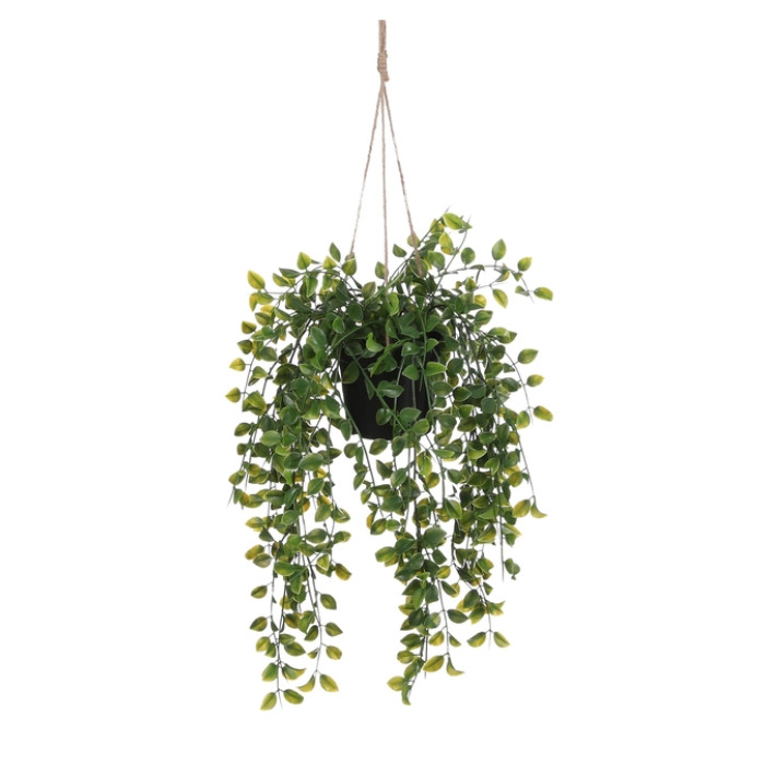 Kunstplant Mica Ficus hangend in pot groen Ø20 46cm