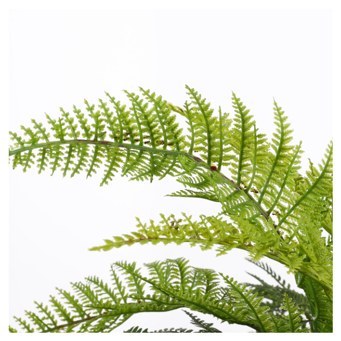 Kunstplant Mica Varen groen in pot Stan grijs Ø50 38cm