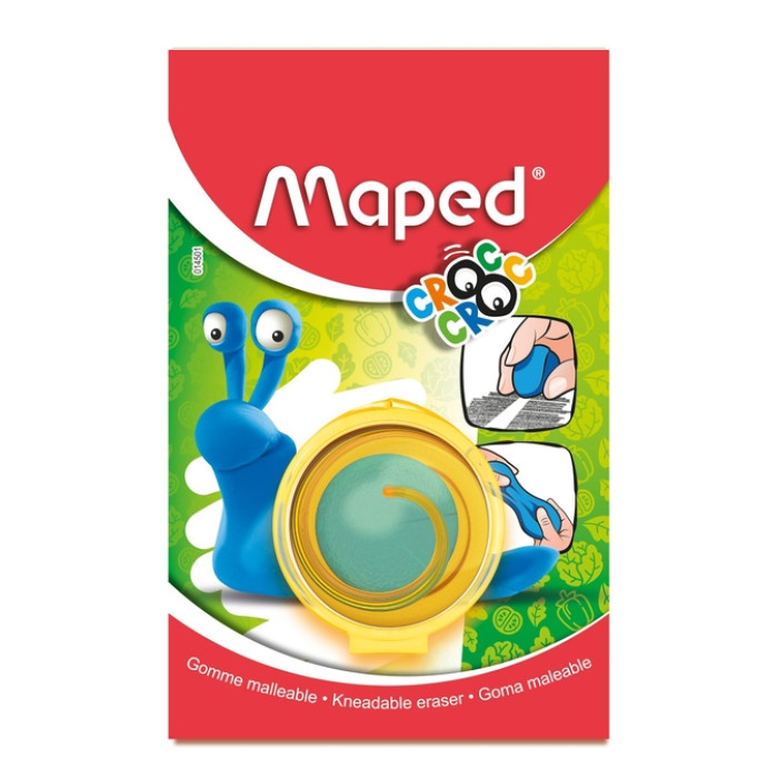 Kneedgum Maped Croc Croc blister à 1 stuk blauw