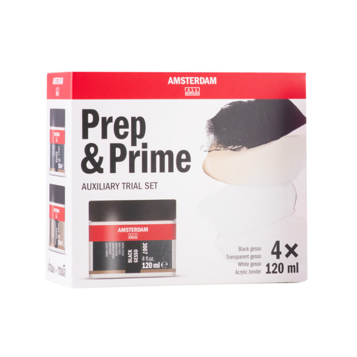 Mediumset Amsterdam Mini Prep & Prime set à 4 stuks 120ml