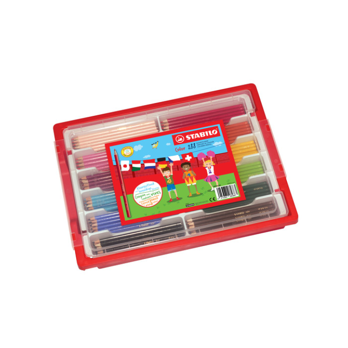 Kleurpotloden STABILO Color assorti classpack à 288 stuks