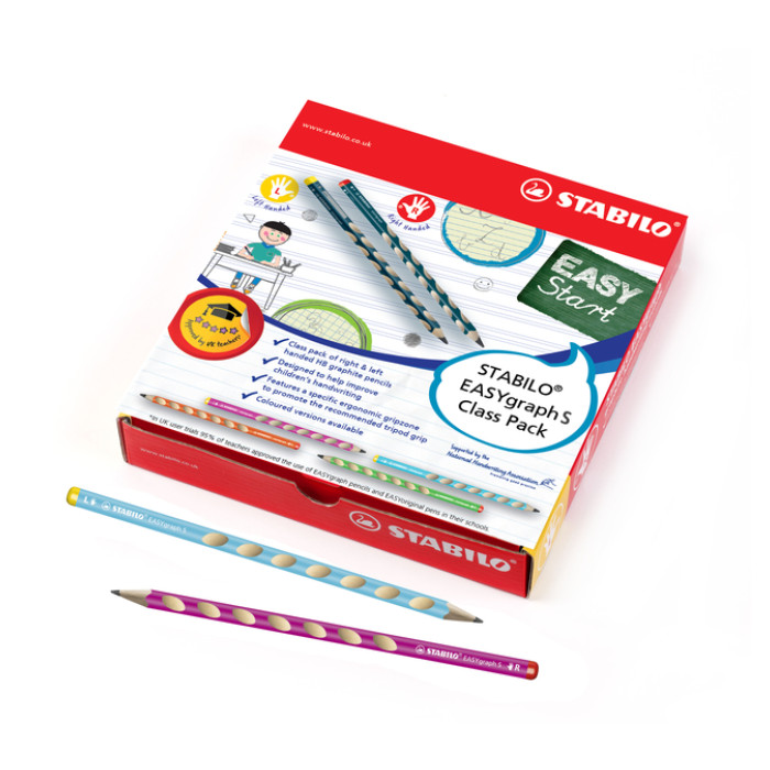 Potlood STABILO Easygraph grafiet 325 HB classpack à 48 stuks