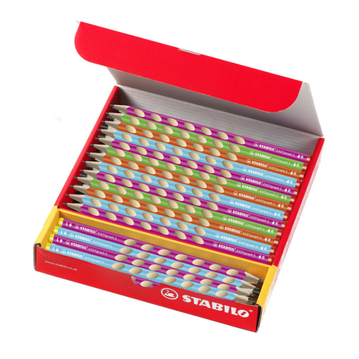 Potlood STABILO Easygraph grafiet 325 HB classpack à 48 stuks