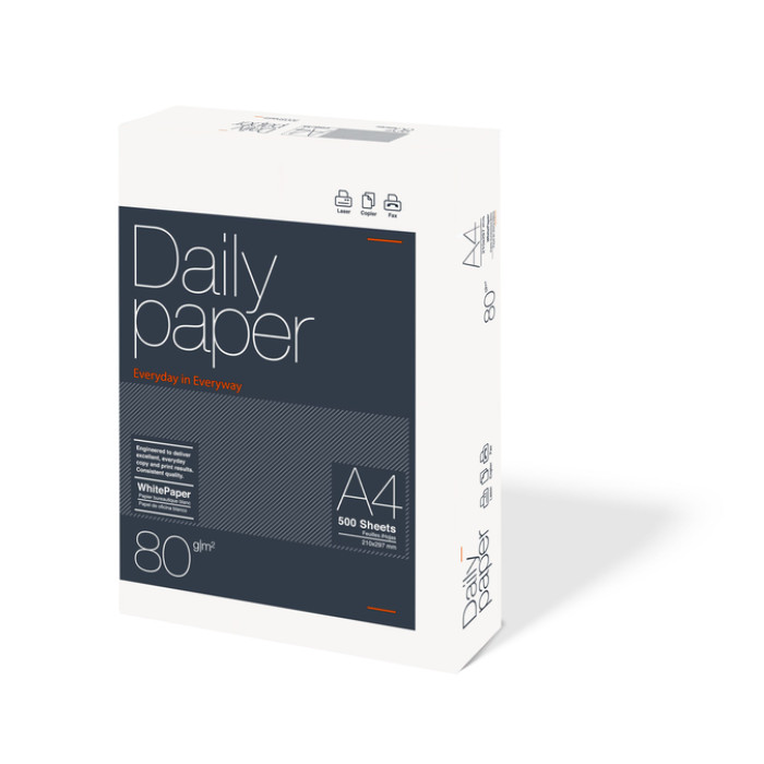 Kopieerpapier Daily Paper A4 80gr wit 500 vel