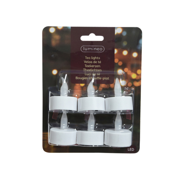 Theelicht LED Lumineo 6 stuks