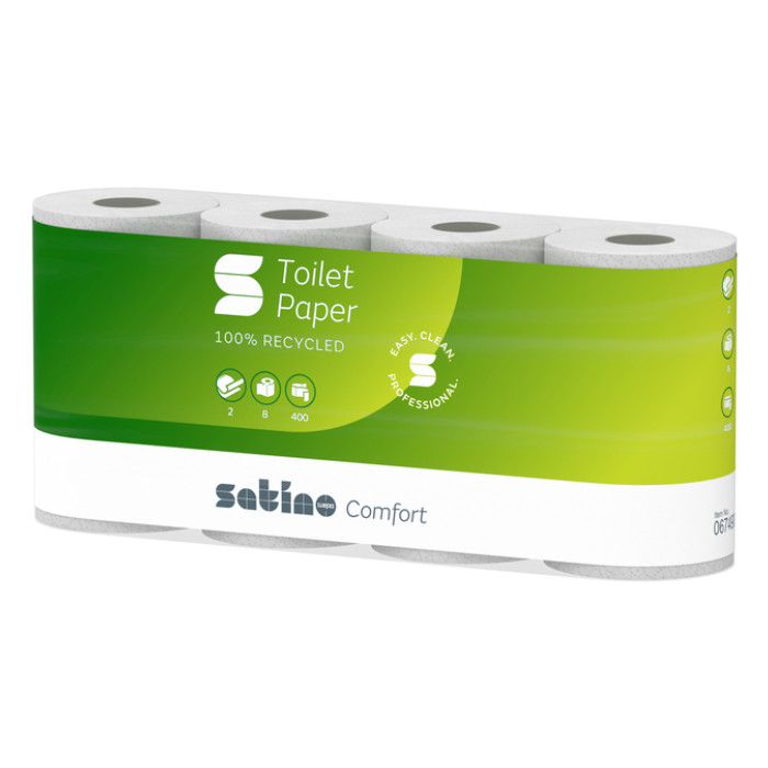 Toiletpapier Satino MT1 Comfort 2-laags 400 vel wit 067490