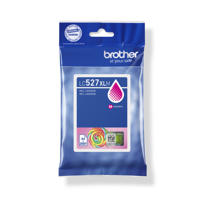 Inktcartridge Brother LC-527XLM rood