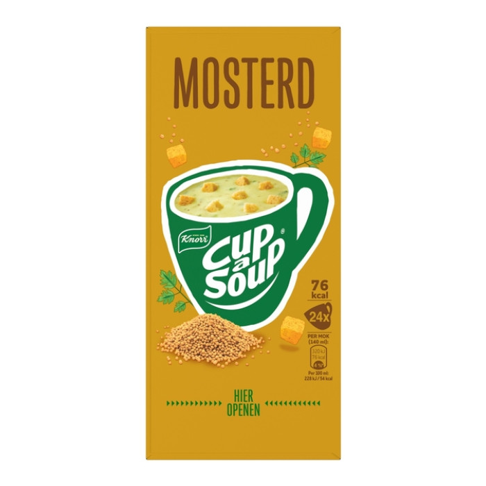 Cup-a-Soup Knorr mosterd 24x140ml