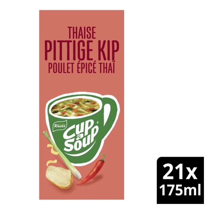 Cup-a-Soup Knorr Thaise pittige kip 21x175ml