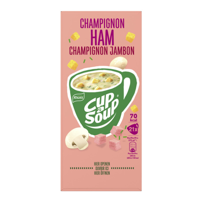 Cup-a-Soup Knorr champignon ham 21x175ml