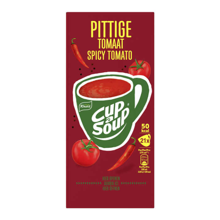 Cup-a-Soup Knorr pittige tomaat 21x175ml