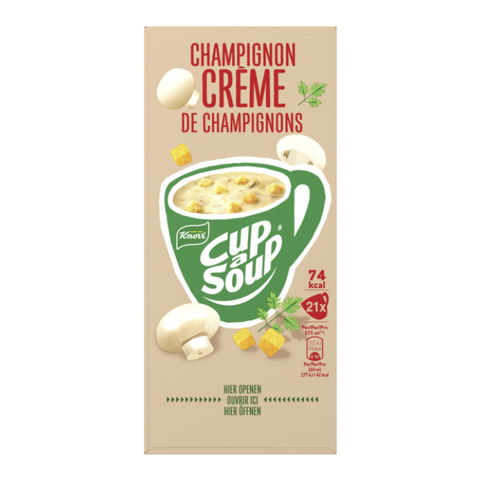 Cup-a-Soup Knorr champignon crème 21x175ml