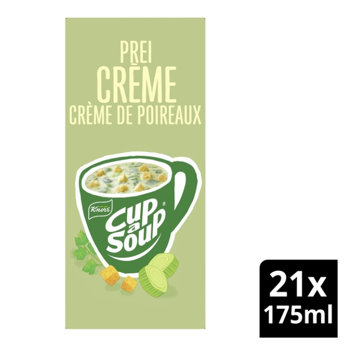 Cup-a-Soup Knorr prei-crème 21x175ml