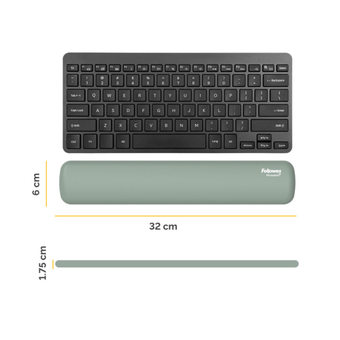 Polssteun Fellowes Breyta compact saliegroen