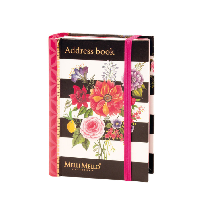 Adressenboek Paperclip Melli Mello A6 80vel 100gr