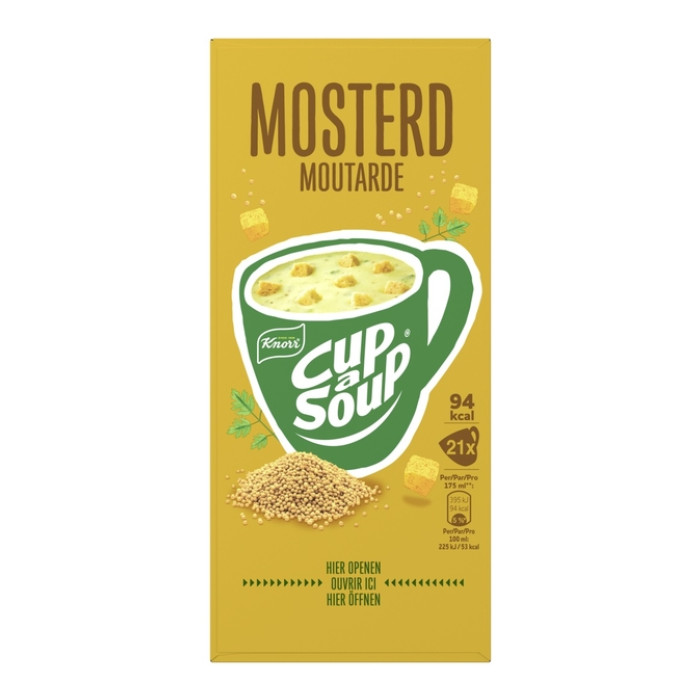 Cup-a-Soup Knorr mosterd 21x175ml