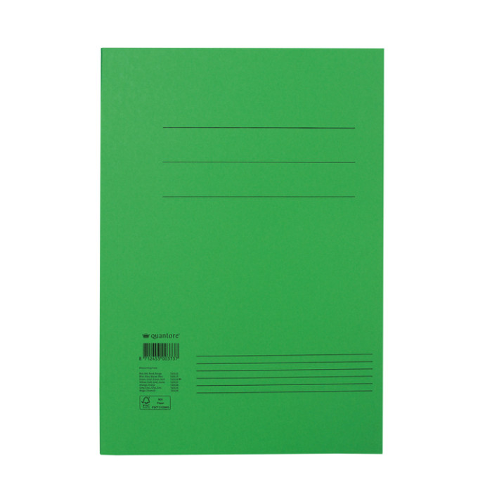 Dossiermap Quantore folio 300gr groen