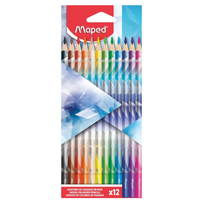 Kleurpotlood Maped Arctic Vibes set à 12 kleuren