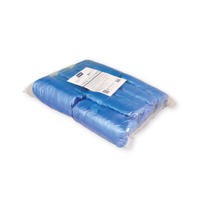 Mouwovertrek Hynex PE blauw 100 stuks