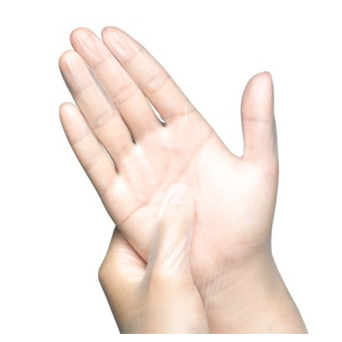 Handschoen Hynex vinyl XL transparant 4.5gr 100 stuks