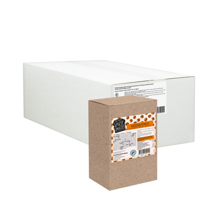 Hazelnootpasta VarieJantjes 12x20 gram zakjes