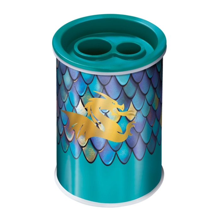 Puntenslijper Maped Dragon 2-gaats display a 18 stuks blauw