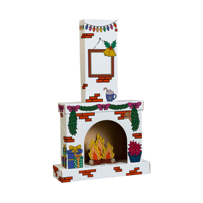 Kartonnen Openhaard XL Bankers Box Play inkleurbaar