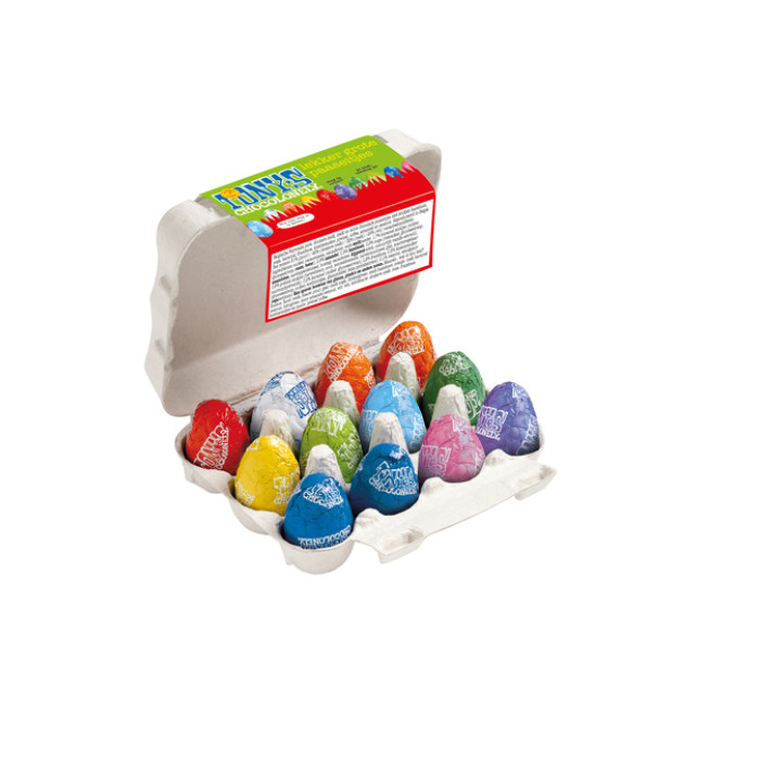 Chocolade Tony's Chocolonely paaseitjes doos mix 12 stuks