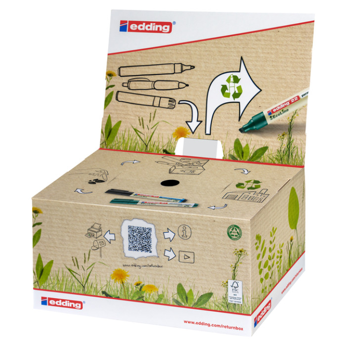 Retourbox edding Benelux