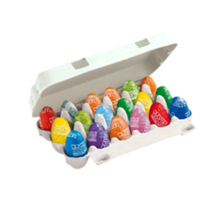 Chocolade Tony's Chocolonely paaseitjes doos mix groot 18 stuks