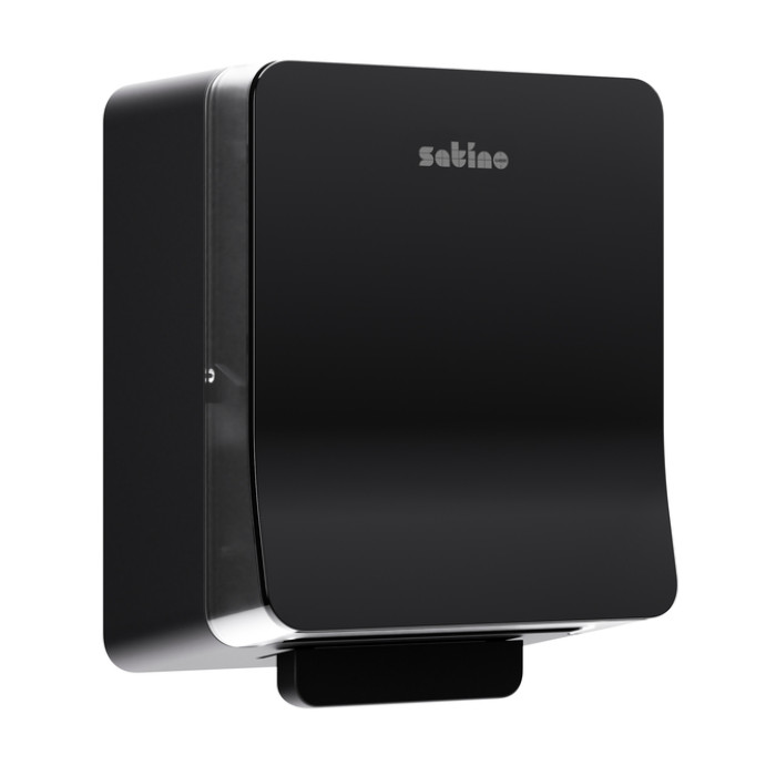 Handdoekroldispenser Satino SYS1 Hyginity zwart 333419