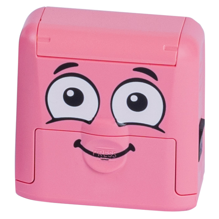 Textielstempel Colop Marky personaliseerbaar roze