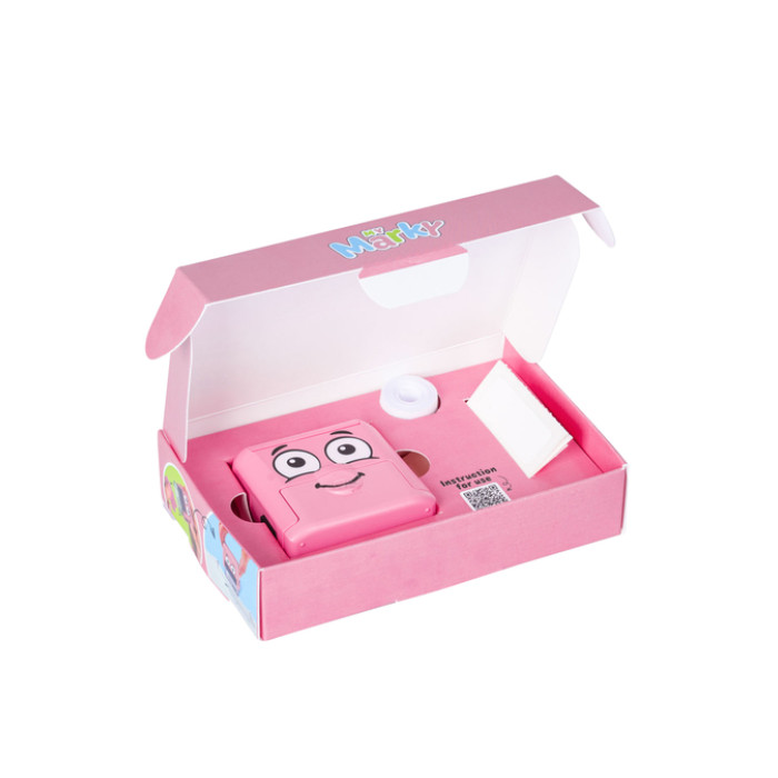 Textielstempel Colop Marky personaliseerbaar roze