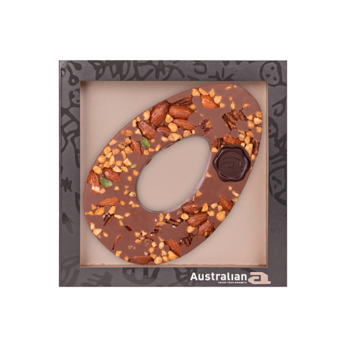 Chocolade Australian Dodo paasei noten melk 150g
