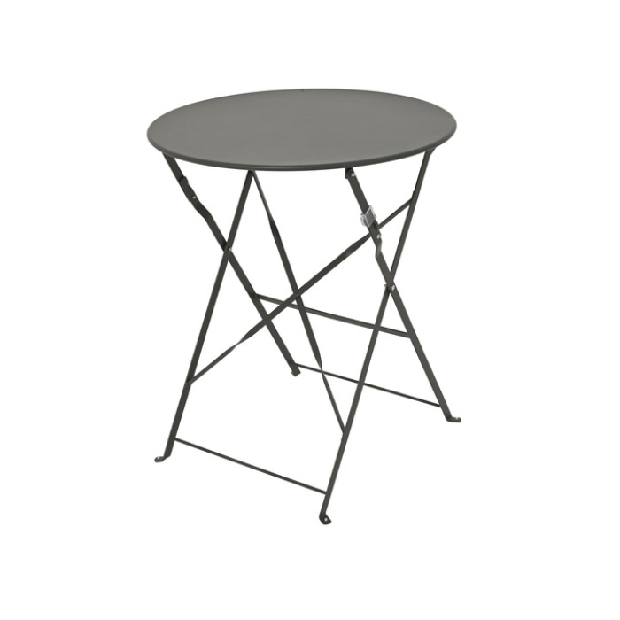 Bistroset staal 3-delig antraciet