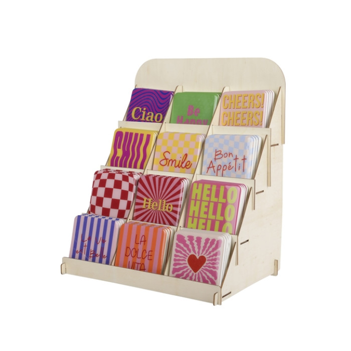 Decobordjes Decoris MDF 9.5x9.5cm assorti