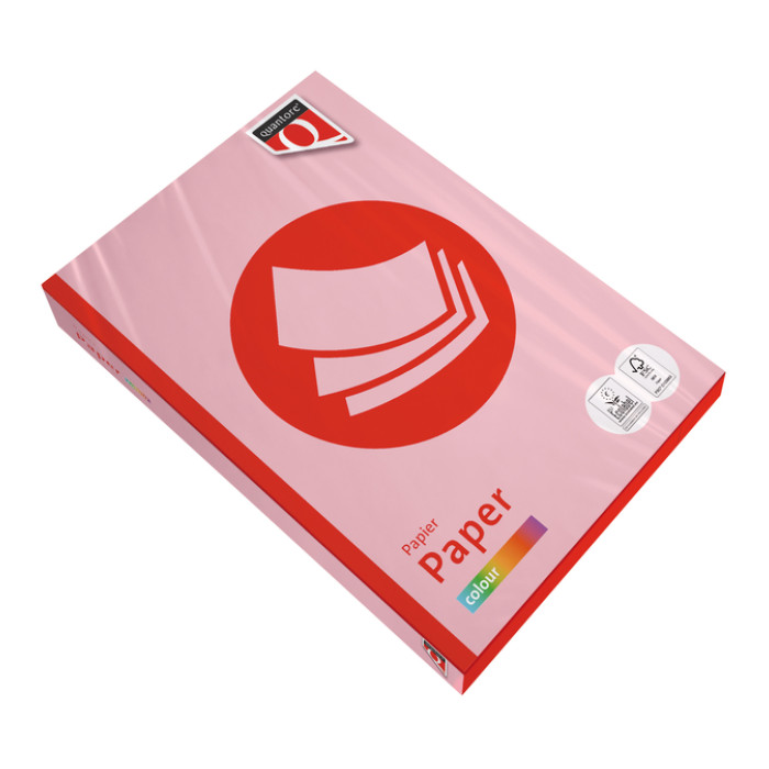 Kopieerpapier Quantore Colour A4 160gr roze 250 vel