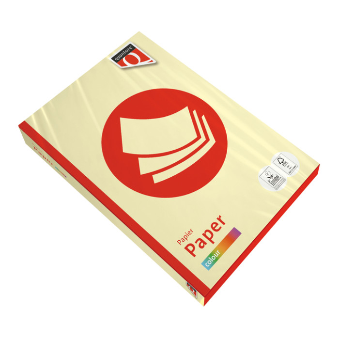 Kopieerpapier Quantore Colour A4 160gr kanariegeel 250vel