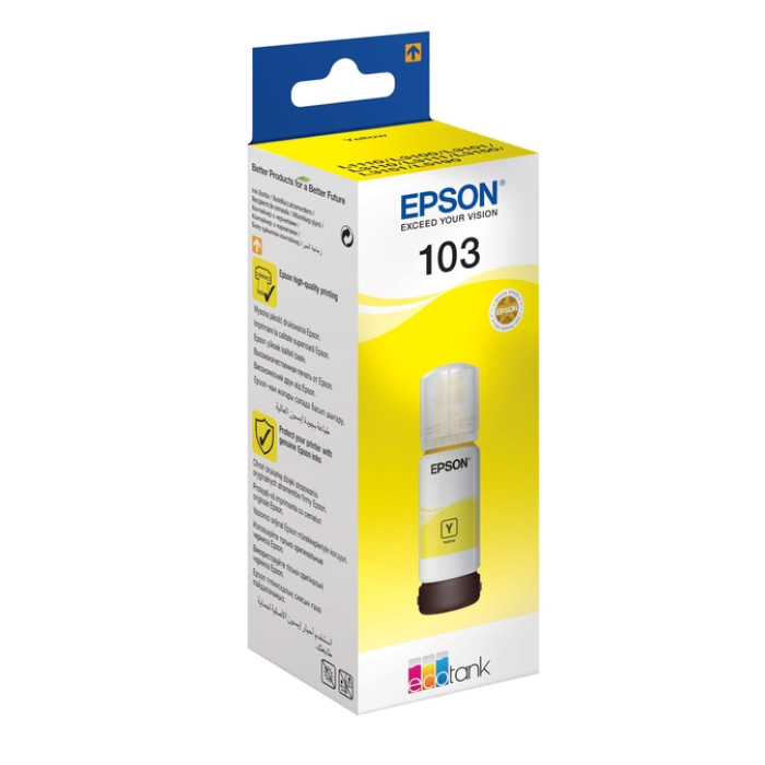 Navulinkt Epson 103 T00S44A geel