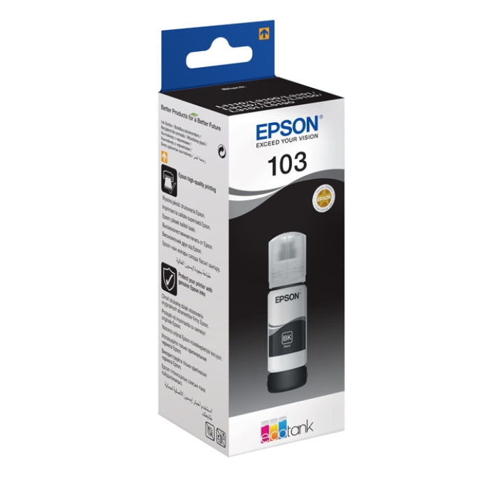 Navulinkt Epson 103 T00S14A zwart