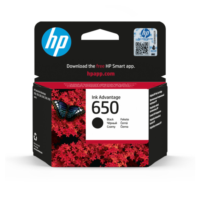 Inktcartridge HP CZ101A 650 zwart